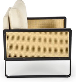 Fotel wypoczynkowy Ilario z plecionką wiedeńską