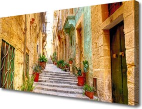 Obraz na płótnie Malownicza Uliczka Starego Miasta