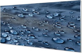 Szklany Panel Mikroświat Kropli Wody