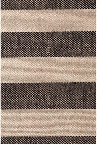 Czarny/kremowy dywan z juty dwustronny/tkany ręcznie 160x230 cm Playa – Hanse Home