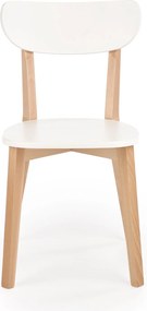 Skandynawskie krzesło bez podłokietników Buggi Halmar