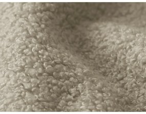 Jasnobrązowa rozkładana sofa z materiału bouclé 255 cm Milu – Makamii