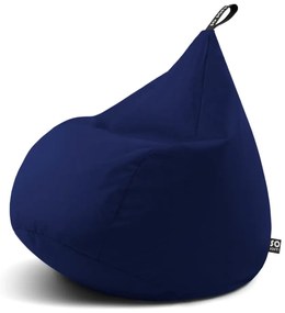 Ciemnoniebieski worek do siedzenia Drop L – So Soft?
