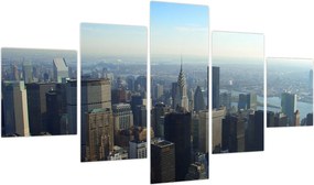 Obraz - Manhattan za dnia (125x70 cm)
