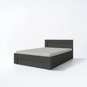 Łóżko 180cm x 200cm Otwierane z boku | ANTRACYT | Pojemnik + Stelaż