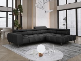 Narożnik PLAZA L Prawostronny w tkaninie Promocyjnej SOLAR 99 WERSAL