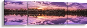 Obraz fioletowego nieba (170x50 cm)