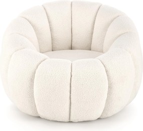 Fotel wypoczynkowy z tkaniny bouclé Gaspar Halmar