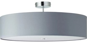 Brilliant - Żyrandol natynkowy ANDRIA 3xE27/60W/230V śr. 60 cm szary