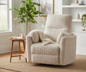 Beżowy rozkładany fotel wypoczynkowy M2-Z17