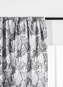 Designerska zasłona FLOCUS 140x270 cm, wzorzysta Zawieszanie: Taśma z wiązaniami