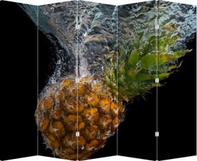 Parawan - Ananas w wodzie (210x170 cm)
