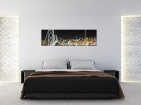 Obraz Brooklyn Bridges i Nowego Jorku (170x50 cm)