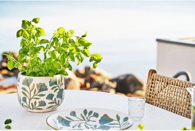 Ceramiczna ręcznie wykonana osłonka na doniczkę na zioła ø 22,5 cm – House Nordic