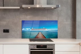 Szkło Ozdobne do Kuchni Letni Rejs po Morzu