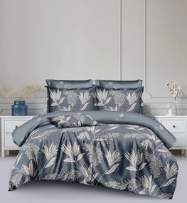 PrzytulneMieszkanie.pl PrzytulneMieszkanie.pl Dwustronna pościel DUO SENSE INDIGOLE wzorzysta + poszewka na poduszkę 40x50 cm GRATIS Rozmiar pościeli: 70 x 90 cm | 140 x 200 cm