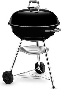 Kompaktowy Grill węglowy Weber 57cm z Wózkiem - Czarny
