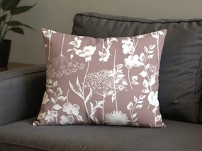 Poszewka na poduszkę z mikrofibry VALETON 50x70 cm, brązowa