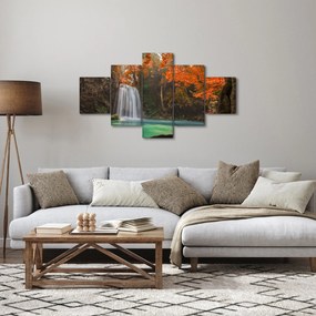 Obraz - Wodospad w Tajlandii (125x70 cm)
