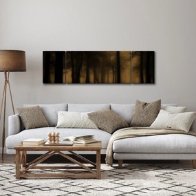 Obraz - Ciemny las (170x50 cm)