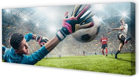 Obraz drukowany na płótnie Dynamika Bramkarskiej Obrony