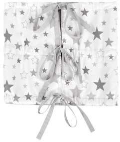Owijka dziecięca Bellatex Stars szara, 75 x 75 cm