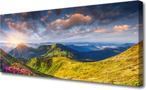 Obraz canvas na ścianę Słoneczna Hala pod Szczytami