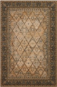 Dywan Dywilan Superior Wełniany Dywan GRENADA koniak 200x300 Prostokąt