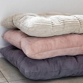 Biało-beżowa huśtawka z litego drewna sosnowego 39x75x38 cm Montessori – Meowbaby