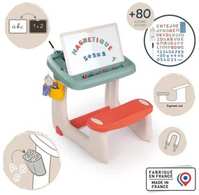 Smoby dwustronne biurko ławka tablica 2w1 + 80 akcesoriów