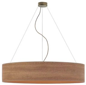 Duża lampa wisząca z okrągłym abażurem 100 cm - R5-W04