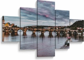Obraz Mostu Karola (125x70 cm)