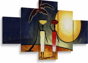 Obraz starożytnego obrazu (125x70 cm)
