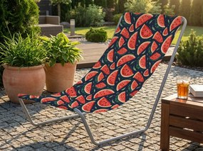 Składane leżak plażowy SAND MELON, kolorowe