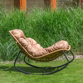 Fotel bujany na taras Cedric beżowy PATIO