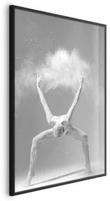 Plakat Niesamowita poza 21x30 cm z ramą czarną bez marginesu ARTGEIST B