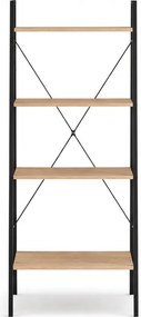 Biblioteka TAYLOR SONOMA 4 półki 147x60 cm, dąb sonoma