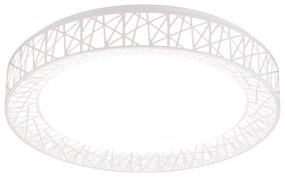 Biała lampa sufitowa LED ø 48 cm Cluster – Reality