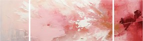Obraz - Różowa abstrakcja (170x50 cm)