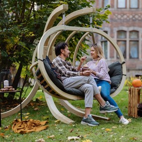Fotel wiszący kokon Swing Pod XL grafitowy CZILLO