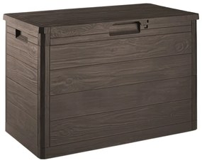 Brązowa skrzynia ogrodowa Woodys – Toomax