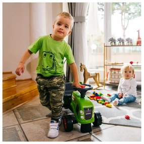 Falk traktorek baby claas zielony z przyczepką + akc. od 1 roku