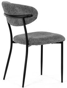 Zestaw krzeseł do jadalni CT-W1021 GREY2, 4 szt.