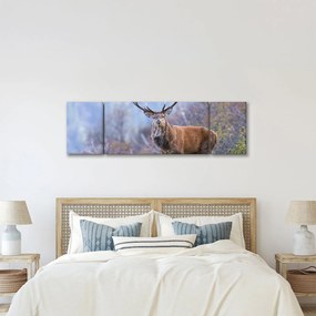 Obraz - Jeleń w krajobrazie (170x50 cm)