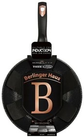 Berlinger Haus Patelnia Wok z powłoką marmurowąBlack Rose Collection, 30 cm