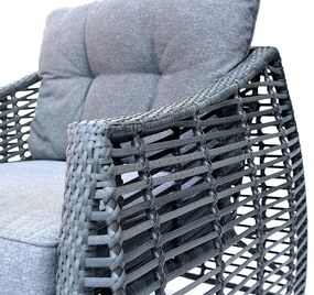 Zestaw rattanowy CHARLOTTE (poduszki GRATIS)