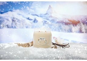 Yankee Candle świeca zapachowa Signature w szklanym słoiku średnia Vanilla Flurries, 368 g, S