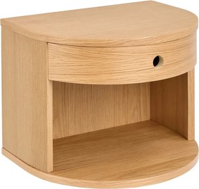 Szafka nocna w dekorze dębu w jasnym naturalnym kolorze Paron – Actona