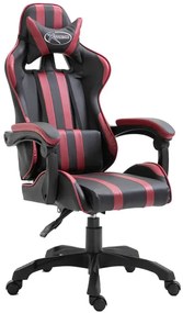 Ciemnoczerwony fotel obrotowy gamingowy G9-R30