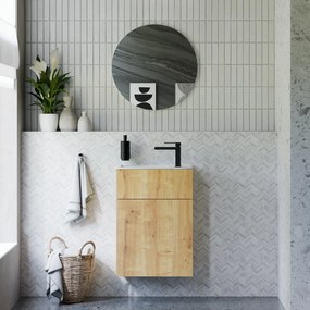 Badmöbel-Set KONDA 50 cm mit Mineralguss Waschbecken